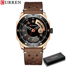 Load image into Gallery viewer, CURREN Men's Watch New and Chic Business Quartz Watches Stainless Steel and Date and week Male Clock