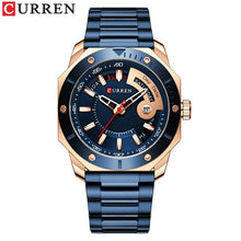 Load image into Gallery viewer, CURREN Men's Watch New and Chic Business Quartz Watches Stainless Steel and Date and week Male Clock
