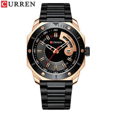 Load image into Gallery viewer, CURREN Men's Watch New and Chic Business Quartz Watches Stainless Steel and Date and week Male Clock