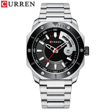 Load image into Gallery viewer, CURREN Men's Watch New and Chic Business Quartz Watches Stainless Steel and Date and week Male Clock