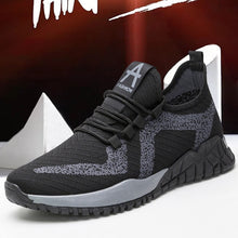 Load image into Gallery viewer, Men Knitting Mesh Breathable Flat Heel Shoes Sport Running Casual Sneakers Foreign Trade Cross-Border Men's Shoes