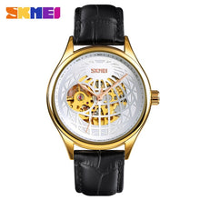 Load image into Gallery viewer, SKMEI Automatic Watch Men Innovative Hollow Big Dial Transparent Gear Mechanical Top Brand Luxury Fashion WristWatch Clock 9209
