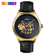 Load image into Gallery viewer, SKMEI Automatic Watch Men Innovative Hollow Big Dial Transparent Gear Mechanical Top Brand Luxury Fashion WristWatch Clock 9209
