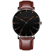 Load image into Gallery viewer, 2020 Minimalist Men's Fashion Ultra Thin Watches Simple Men Business Stainless Steel Mesh Belt Quartz Watch Relogio Masculino
