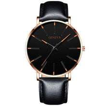 Load image into Gallery viewer, 2020 Minimalist Men's Fashion Ultra Thin Watches Simple Men Business Stainless Steel Mesh Belt Quartz Watch Relogio Masculino
