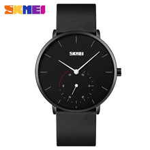 Load image into Gallery viewer, SKMEI Men's Fashion Quartz Watch Silm High Hardness Glass Quartz Wristwatch Men Waterproof Leather Band Male reloj hombre 9213
