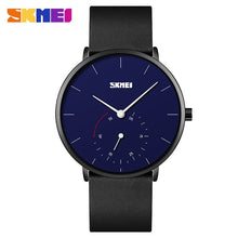 Load image into Gallery viewer, SKMEI Men's Fashion Quartz Watch Silm High Hardness Glass Quartz Wristwatch Men Waterproof Leather Band Male reloj hombre 9213
